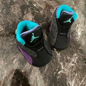 Baby Jordans Teal and purple super adorable